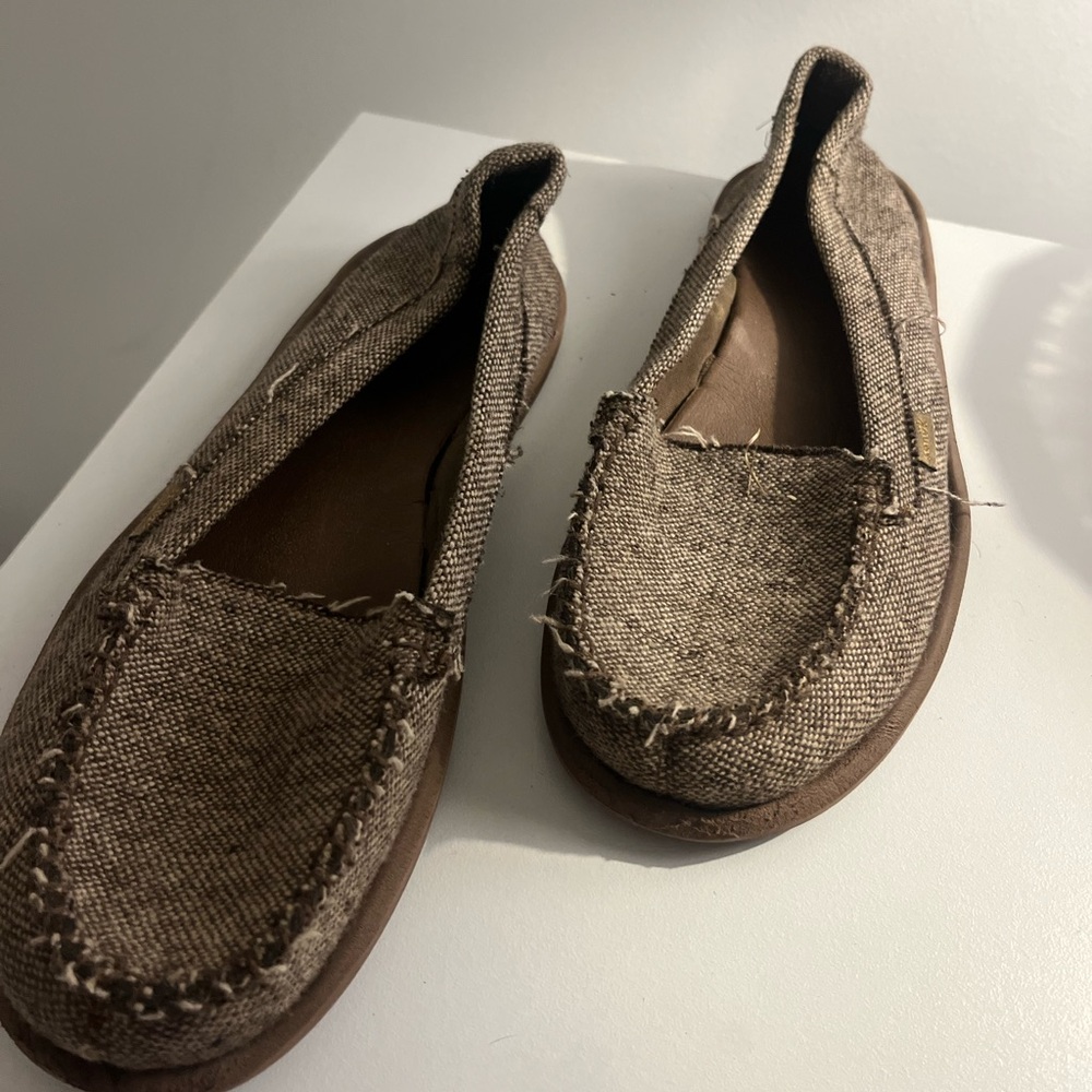 Sanuk Women’s Slip-On Shoes - Brown, Size 9 - Picture 2 of 6